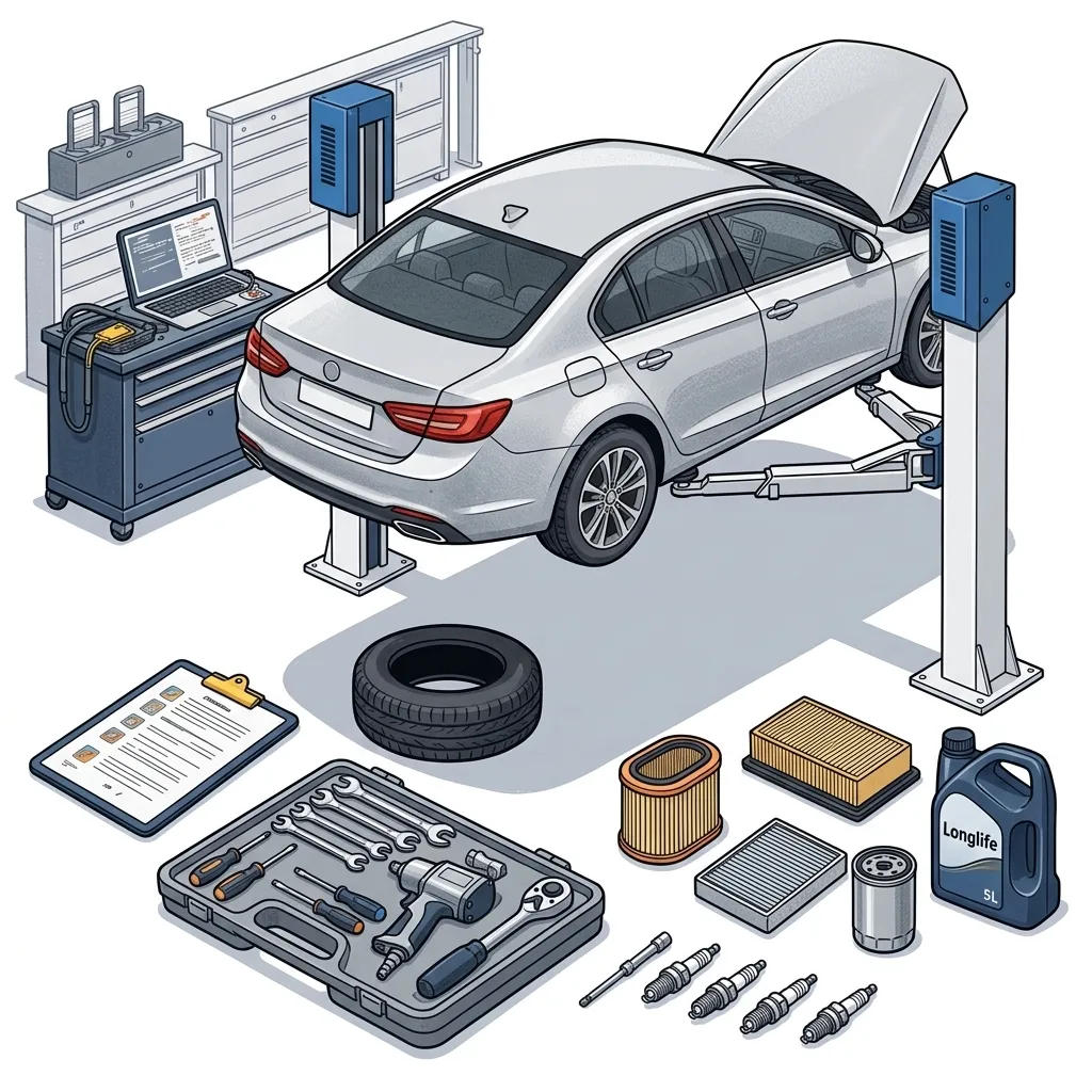 Inspektion bei B&G Fahrzeugtechnik München